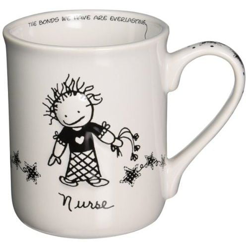 Enesco Children of The Inner Light Friends Girls Stoneware Gift Mug 16 Oz for sale online